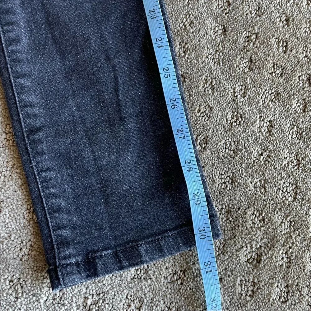 Wonder Nation Dark-Gray Girls Jeans Size 8 Zip and Button 4 Pockets - Picture 13 of 16
